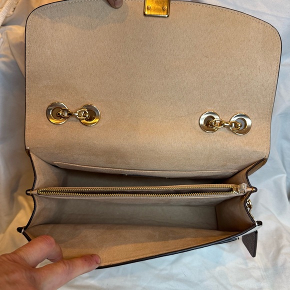 Coach White and Brown Leather Bag - Picture 7 of 7